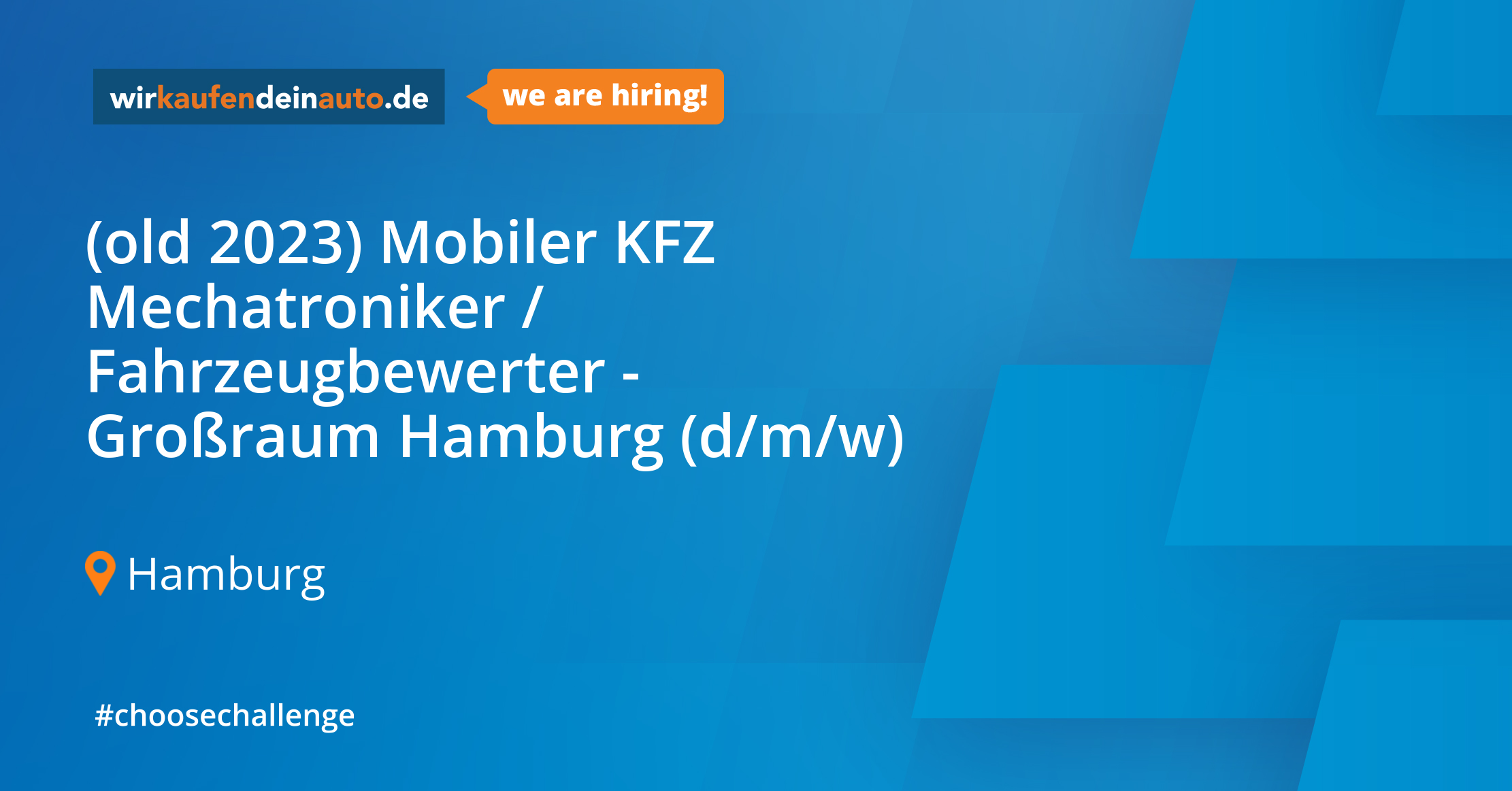 Mobiler KFZ Mechatroniker / Fahrzeugbewerter - Großraum Hamburg (d/m/w